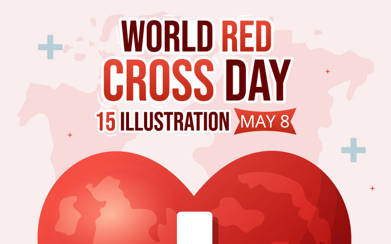 15 Wereld Rode Kruis Dag Illustratie