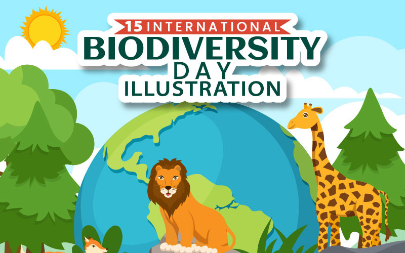 15 World Biodiversity Day Illustration