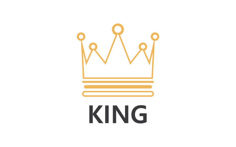 Crown King And Princes Logo Mall vektor V18