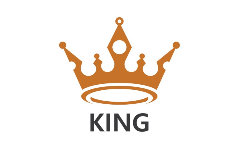 Crown King And Princes Logo Template vector V4