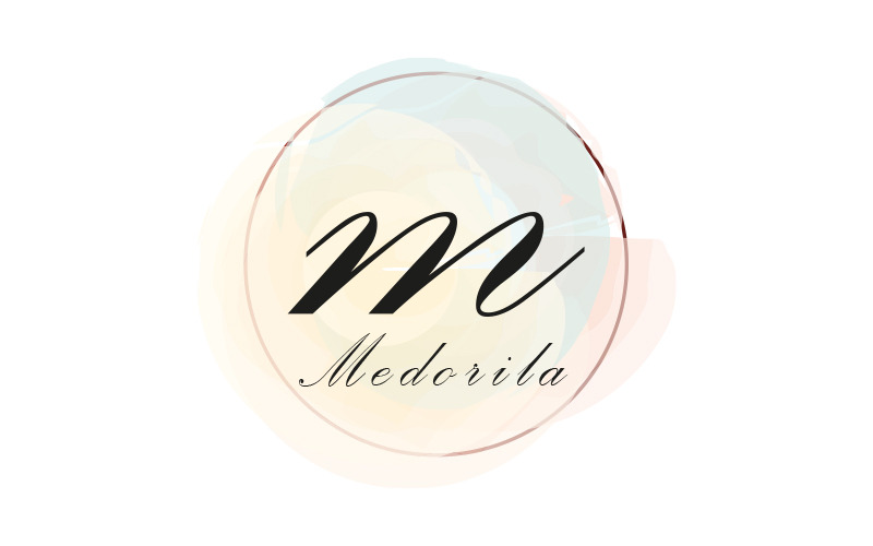 Projektowanie logo litery M uroda