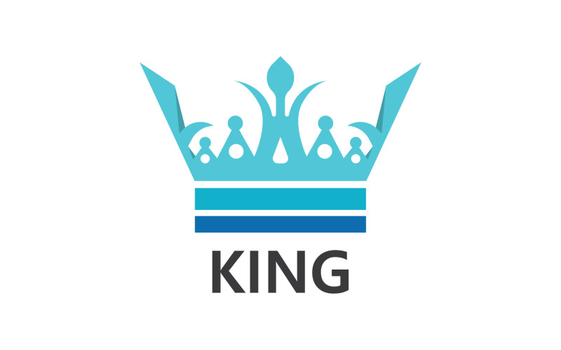 Вектор шаблона логотипа Crown King And Princes V5
