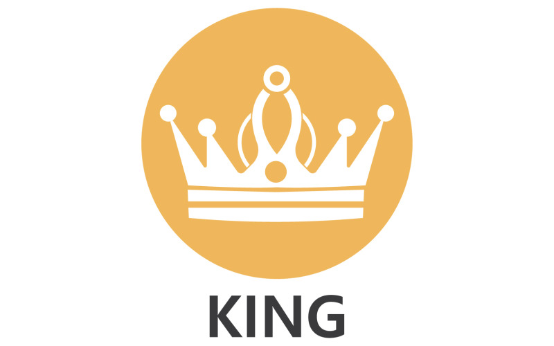 Вектор шаблона логотипа Crown King And Princes V35
