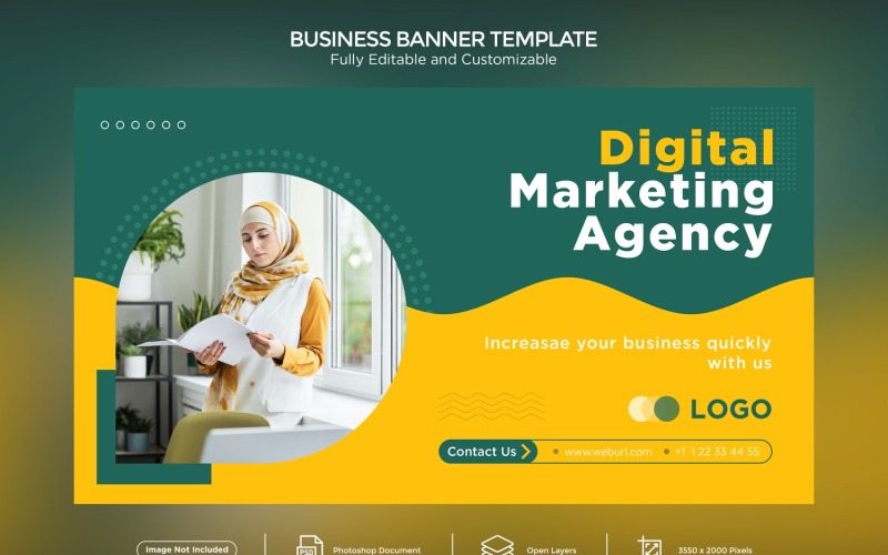Digital Marketing Agency Business Banner Design Mall