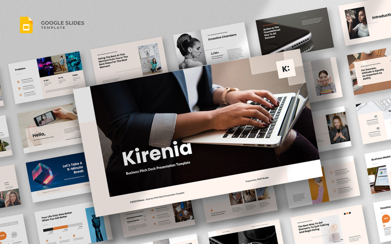 Kirenia – Pitch Deck Šablona Prezentací Google