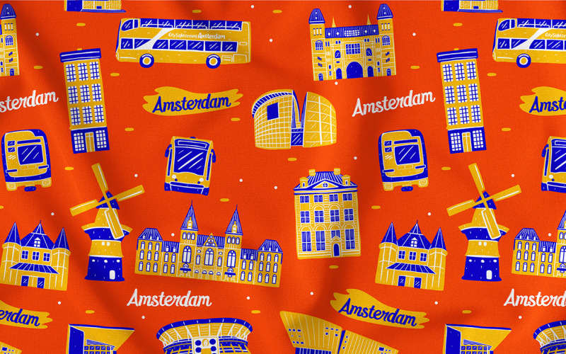 Amszterdam Seamless Pattern #02