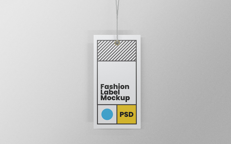 Etichetta Tag Mockup PSD Design Template Vol 02