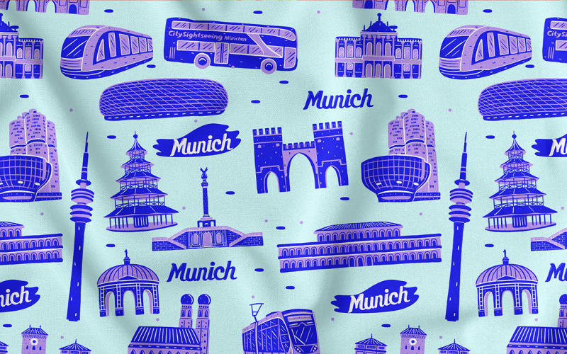 München Seamless Pattern #03