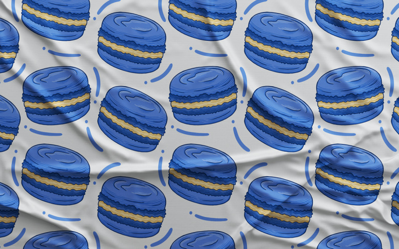 Padrão Sem Emenda De Macaroon