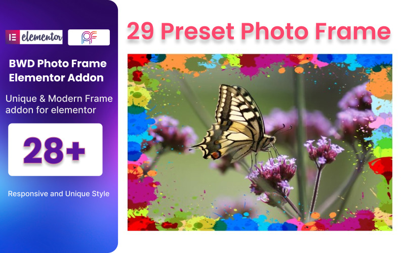 Плагін Photo Frame WordPress для Elementor