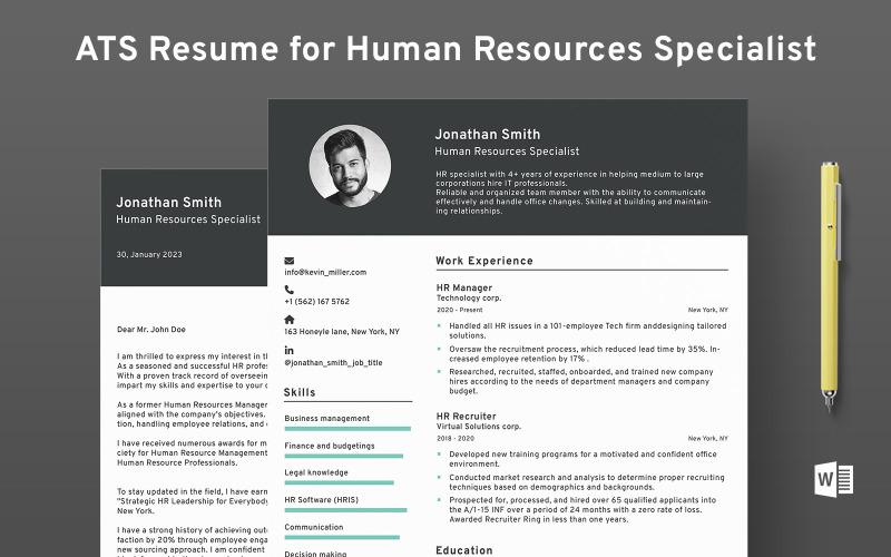 ATS CV voor Human Resources Specialist