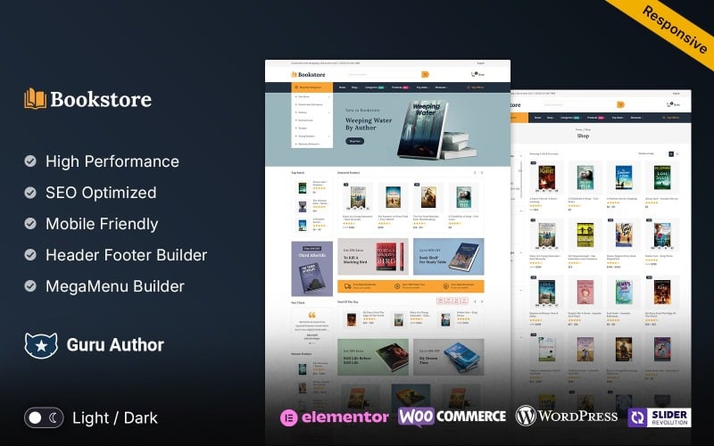Livraria - Livraria WooCommerce Elementor Responsive Theme