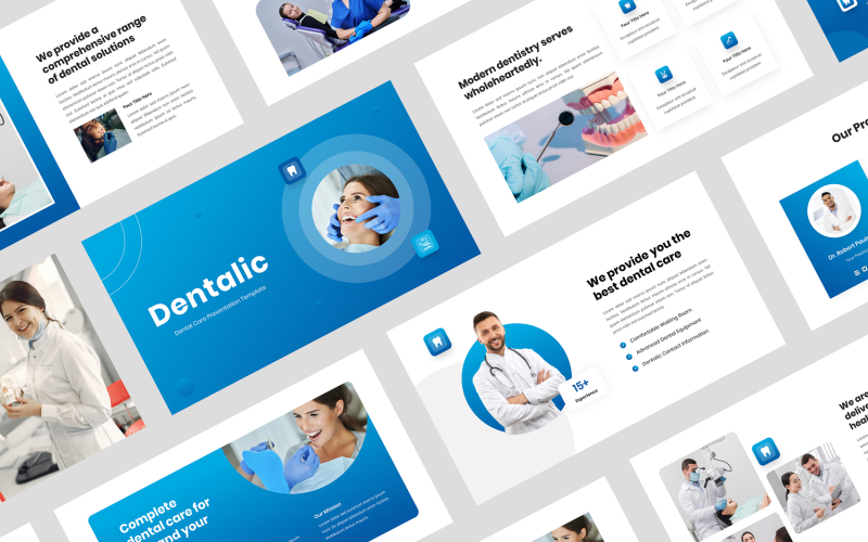 Dentalic - Plantilla de Keynote para el cuidado dental y la salud