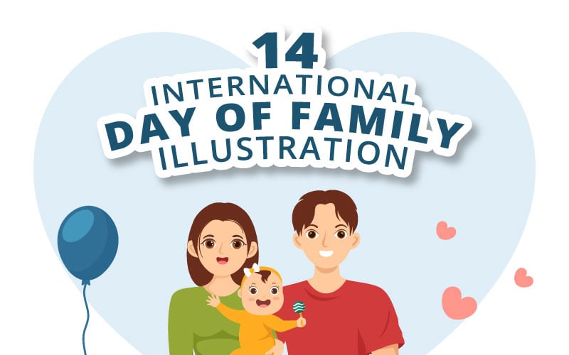 14 International Day of Family Illustration