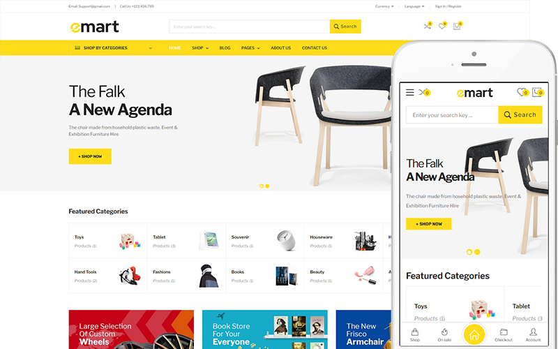 Emart - 电子产品商店 WooCommerce 主题