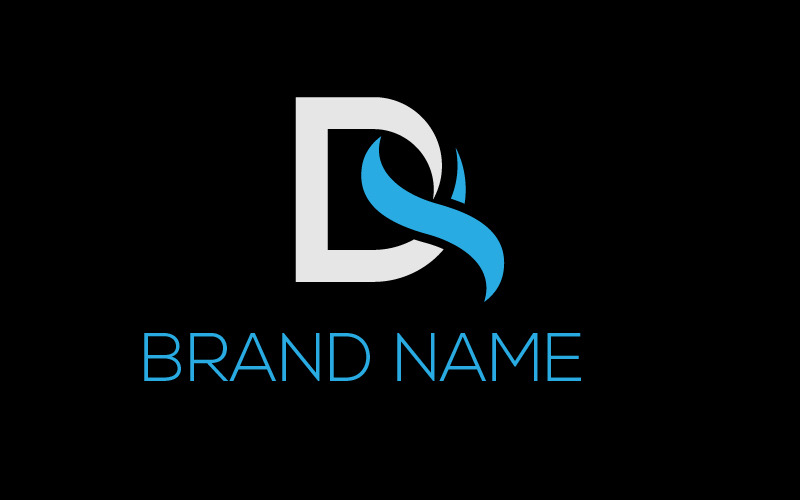 D Letter Logo Creative Design Template