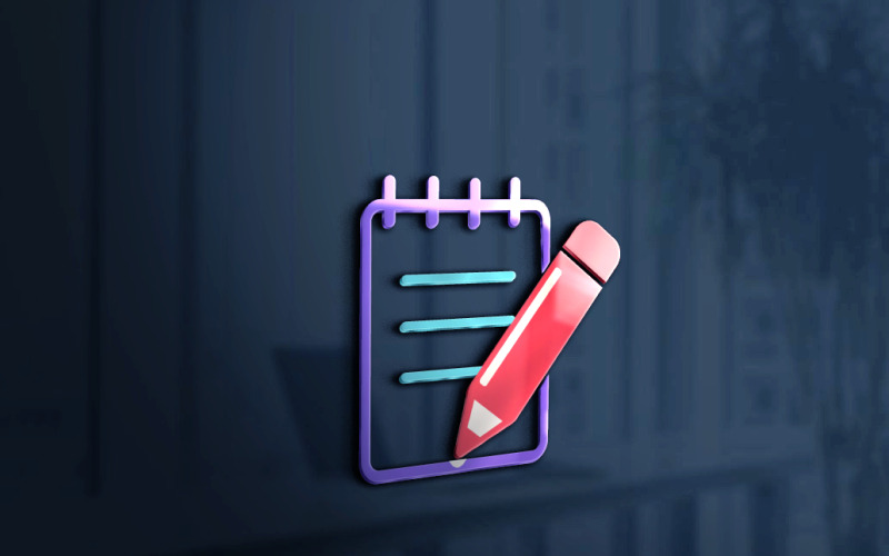 Firmenlogo-Design schreiben