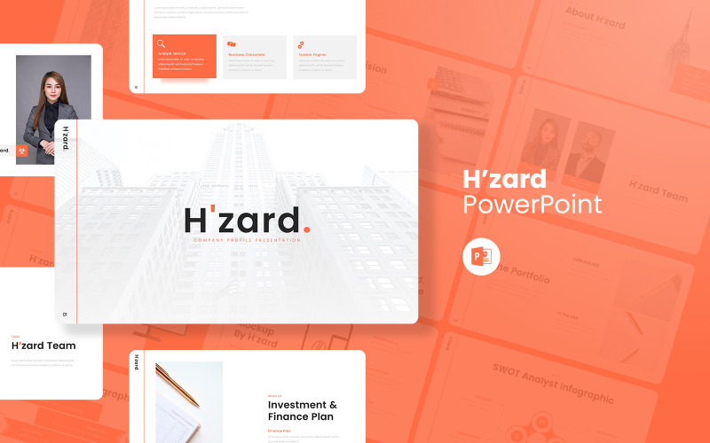 H'zard - 公司简介PowerPoint模板