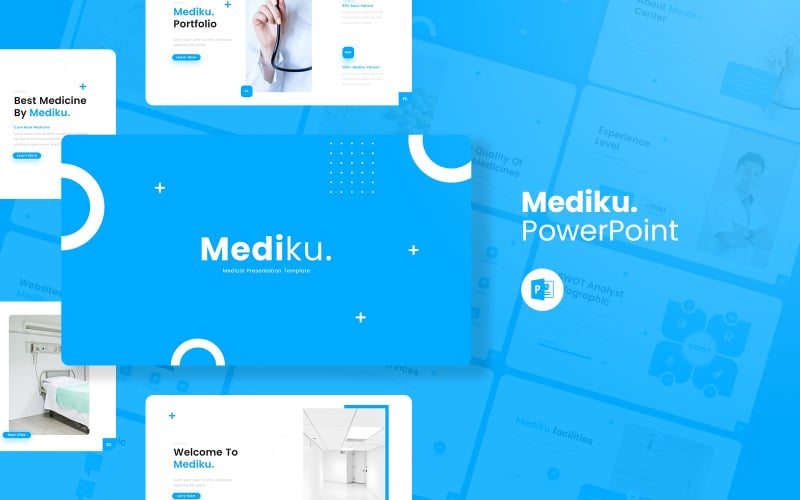 Mediku - PowerPoint-sjabloon voor medische presentaties