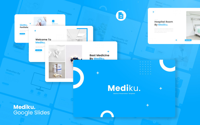 Mediku — prezentacja medyczna Szablon prezentacji Google