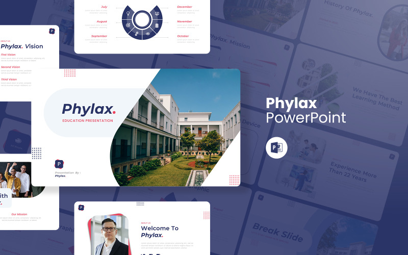 Phylax - освітній шаблон PowerPoint