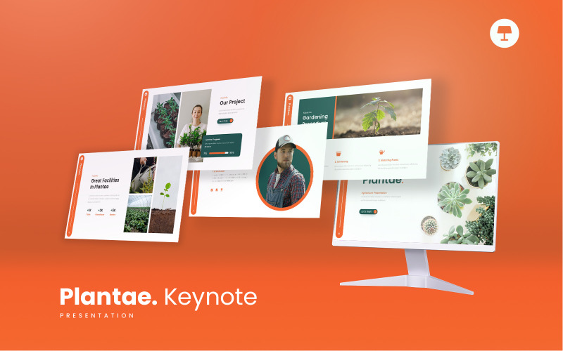 Plantae - Keynote-Vorlage für die Landwirtschaft