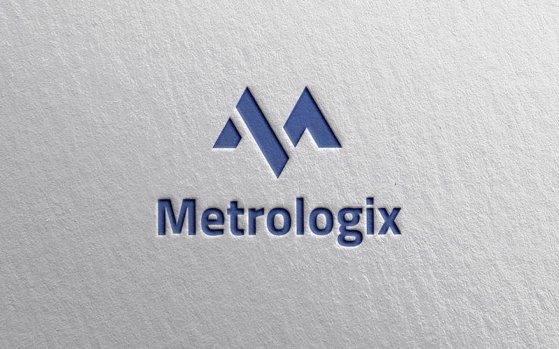 Szablon projektu logo Metrologix