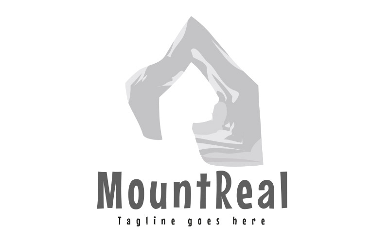 Real estate watercolor logo