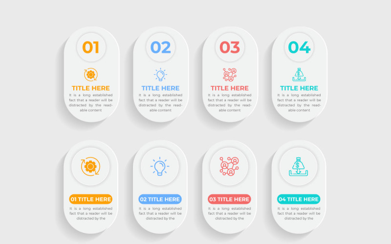 Wektor wykresu wykresu informacji o nowoczesnym przepływie pracy