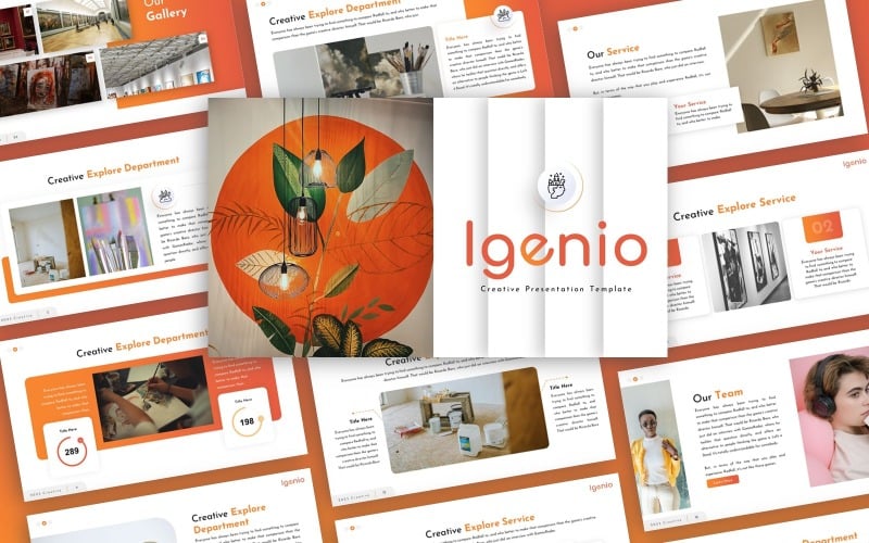 Igenio Creative Mehrzweck-Präsentation - TemplateMonster