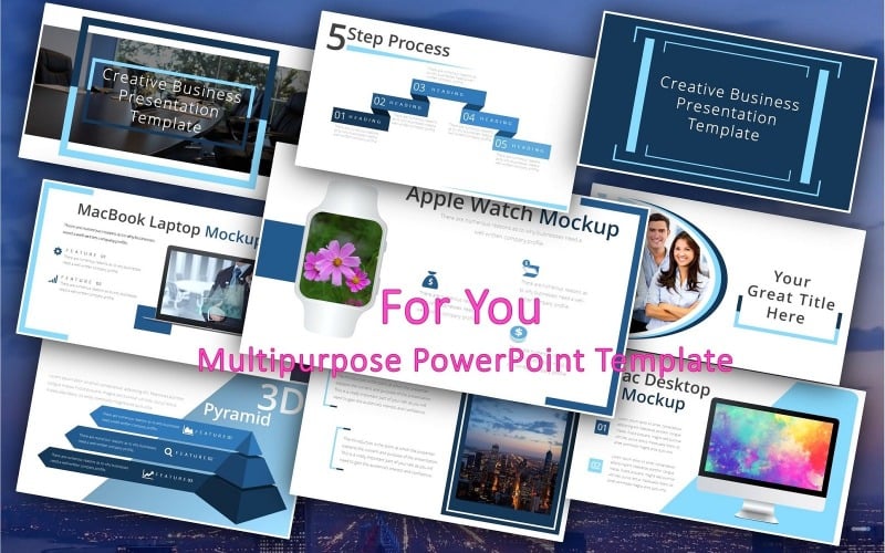 Para usted plantilla multipropósito de PowerPoint