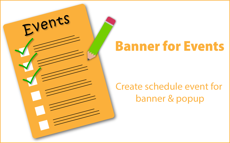 Banner per eventi - Il tuo programma eventi con banner (WordPress Plugin)