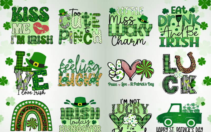 Sublimatiebundel voor St. Patrick's day