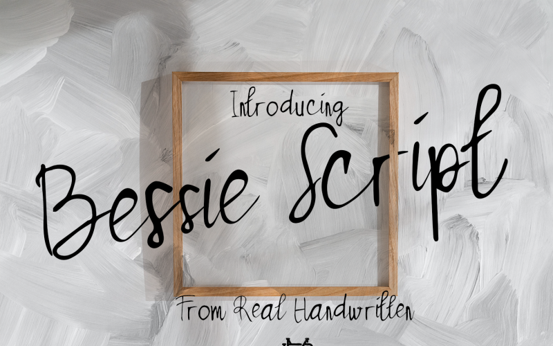 Bessie - Krásné písmo skriptu