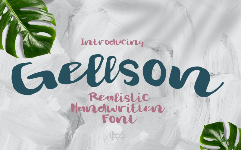 Gelsson - 美丽的脚本字体