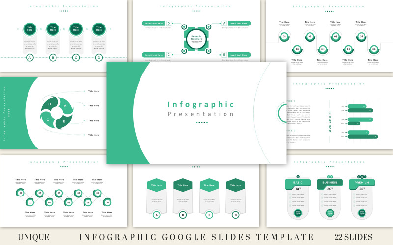 Infografická obchodní prezentace Google-Slides