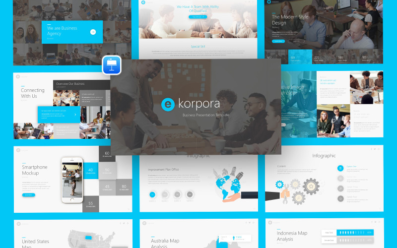 Korpora Business Keynote Template
