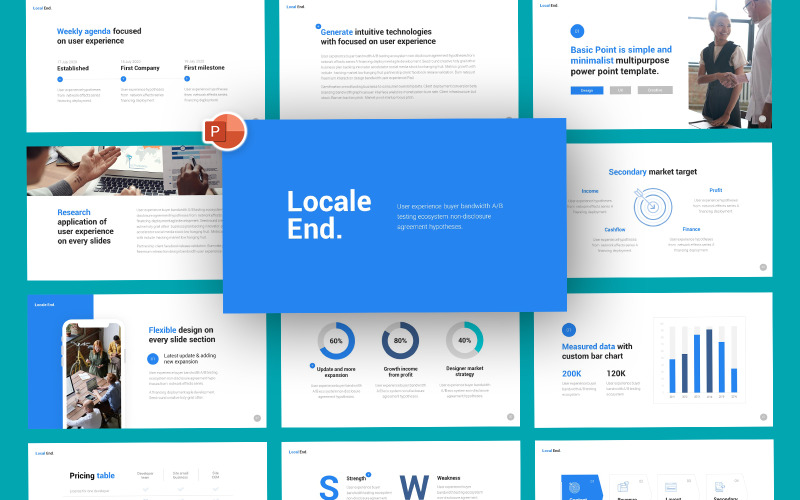 Locale General Business PowerPoint Template