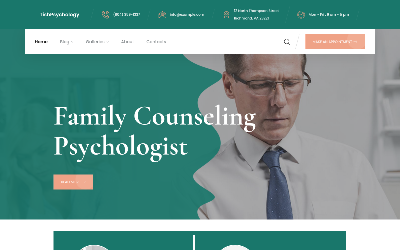 TishPsychology - Thème WordPress pour psychologue