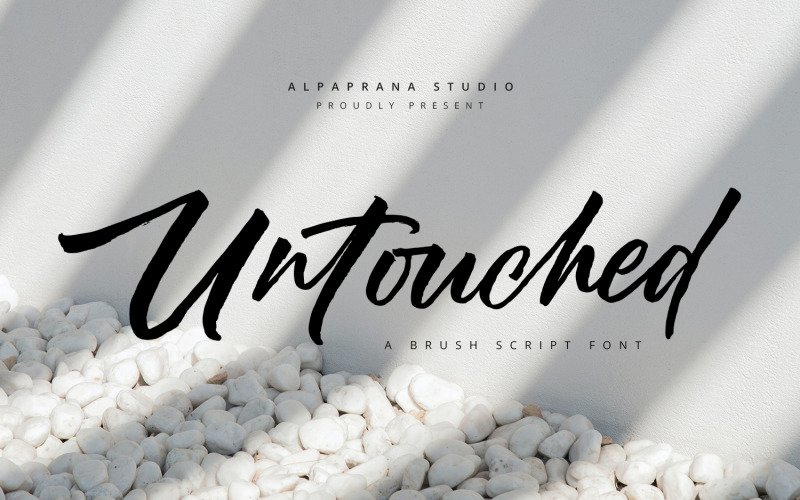 Sin tocar Fuente Brush Script 323189 TemplateMonster