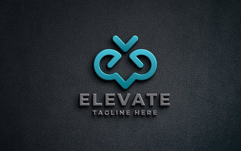 Elevate - Letra E Logo Temp