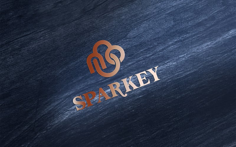 Maqueta de logotipo en relieve para una empresa de maquetas