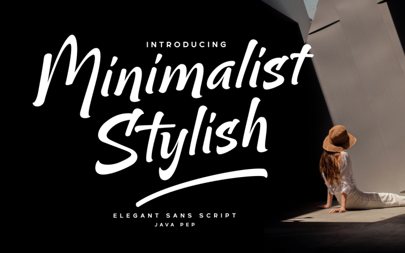 Minimalista stílusos / Sans Script