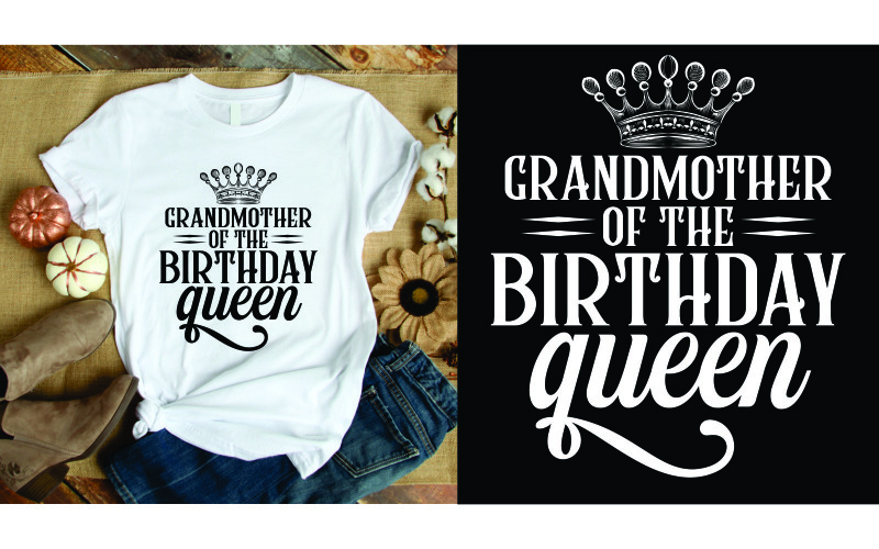 Maglietta della nonna della regina del compleanno