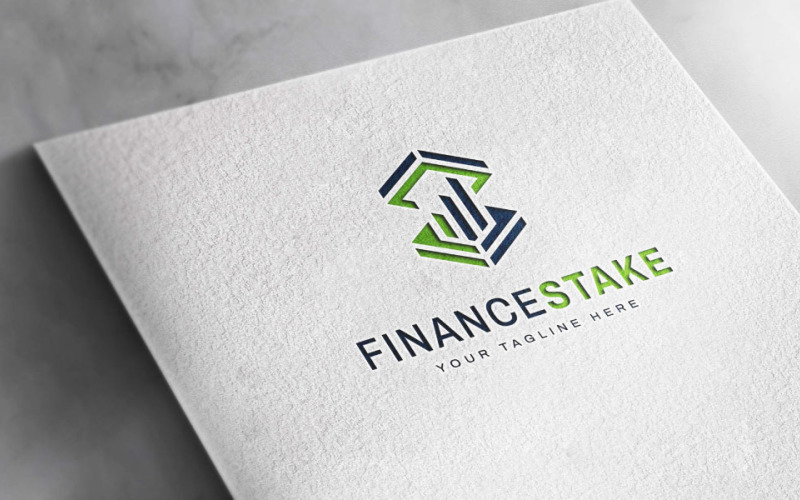 Finance Stake Logo or Financial Logo - TemplateMonster