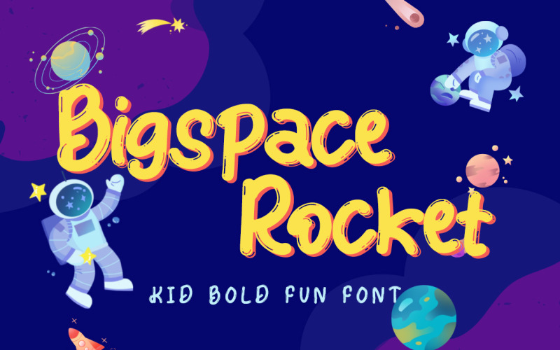 Buzkid - Kids Bold Fun Font