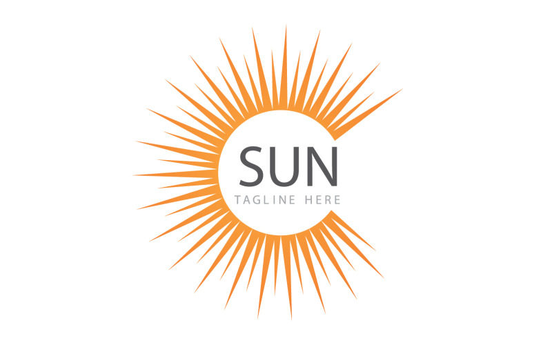 Energia słońca i szumu logo v5