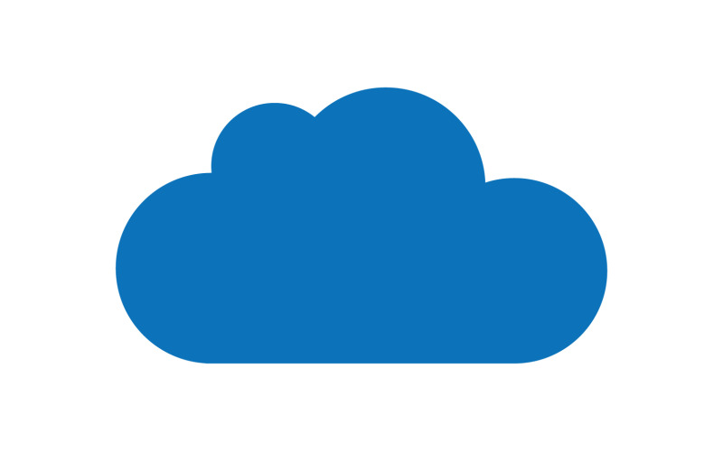 Cloud blue sky element design for logo company v38