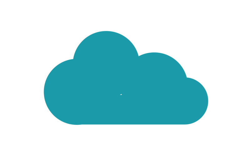 Návrh prvku cloud blue sky pro logo společnosti v24