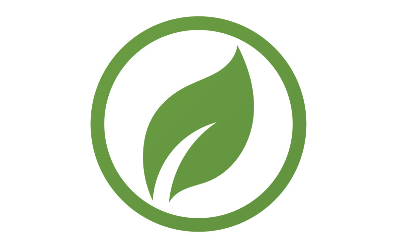 Nome dell'azienda dell'albero dell'elemento della natura di Green Leaf v55
